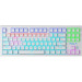 Aula Клавіатура Aula F3032 White keycaps plus 21 Yellow keys KRGD Brown USB UA White (6948391201757)