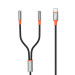 XO Кабель XO AUX 2х3.5 мм - USB Type-C (F/M), 1 м, Black (NB-R269B.black)