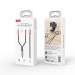 XO Кабель XO AUX 2х3.5 мм - USB Type-C (F/M), 1 м, Black (NB-R269B.black)