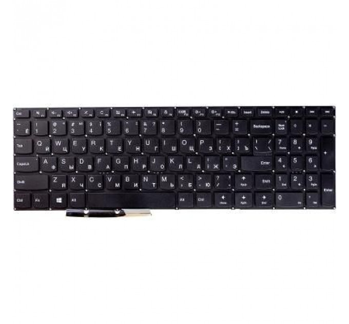 Клавіатура ноутбука Lenovo Ideapad 310-15ABR/15IAP/15ISK черн (KB310763)