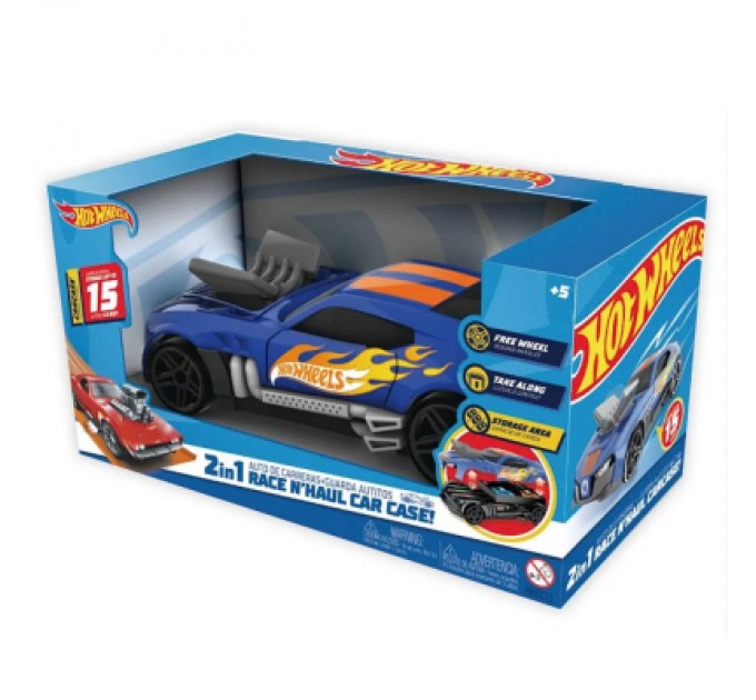 Hot Wheels Ігровий набір Hot Wheels Гоночний автомобіль-гараж 2 в 1 (HWCC15)