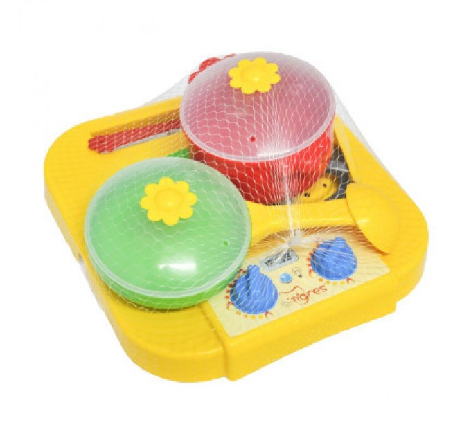 Tigres Ігровий набір Tigres набір посуду столовий Ромашка з плиткою 7 елементів (39150)