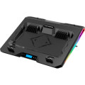 IceCoorel Підставка до ноутбука IceCoorel 10-15.6", 2*60mm 2800 RPM, USB2.0+LCD+speed control., 400x350x45mm (A3)