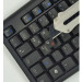 BestKey Наклейка на клавіатуру BestKey непрозора чорна, 76, помаранчевий (BKU13ORA/014)