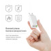 ColorWay Мережевий зарядний пристрій ColorWay GaN Mini 100W PD Port PPS USB (USB-2C1A) White (CW-CHS061PD-WT)