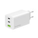 ColorWay Мережевий зарядний пристрій ColorWay GaN Mini 100W PD Port PPS USB (USB-2C1A) White (CW-CHS061PD-WT)