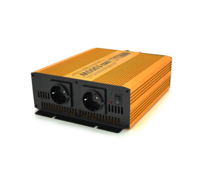 Mexxsun Автомобільний інвертор Mexxsun 12V/220V, 1000W з правильною синусоїдою (MXSPSW-1000-12S)