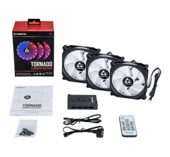 Chieftec Кулер до корпусу Chieftec TORNADO (CF-3012-RGB)