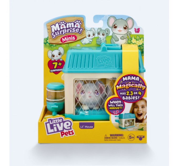 Moose Ігровий набір Moose Little Live Мама-сюрприз Миша (26510)