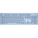 Canyon Клавіатура Canyon HKB-W01 Silent Wireless UA Blue (CNS-HKBW01BL)