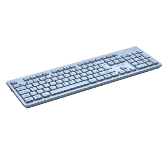 Canyon Клавіатура Canyon HKB-W01 Silent Wireless UA Blue (CNS-HKBW01BL)