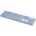 Canyon Клавіатура Canyon HKB-W01 Silent Wireless UA Blue (CNS-HKBW01BL)