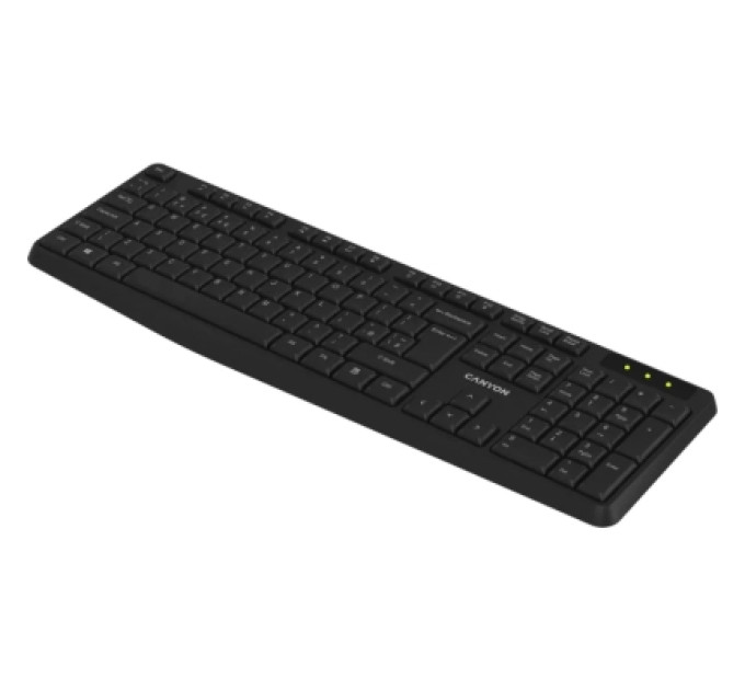 Canyon Клавіатура Canyon KB-W01 Water resistant Wireless UA Black (CNE-CKEYW01)