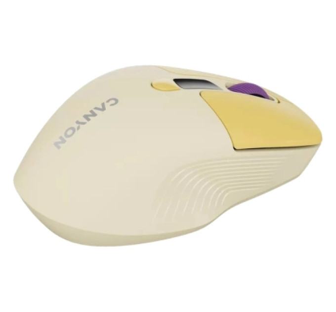 Canyon Мишка Canyon MW-26 LCD Silent Wireless/Bluetooth Yellow (CNS-CMSW26Y)