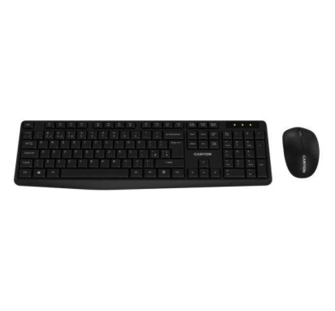 Canyon Комплект Canyon SET-W01 Wireless Black (CNE-HSETW01)