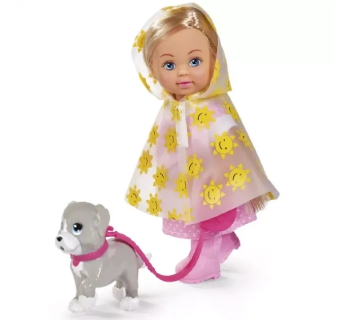 Simba Лялька Simba Еві Прогулянка під дощем з песиком, аксесуарами (5733592)