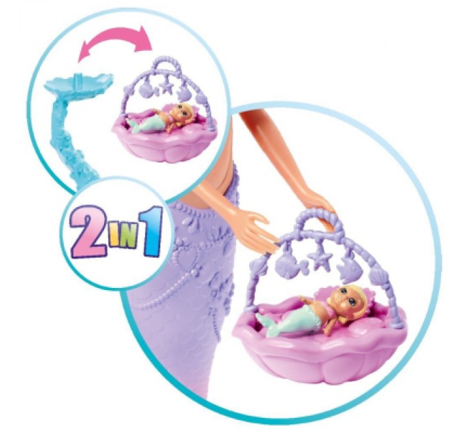 Simba Лялька Simba набір Штеффі-вагітна та Кевін Сім''я русалок з малюком, аксесуари (5733524)