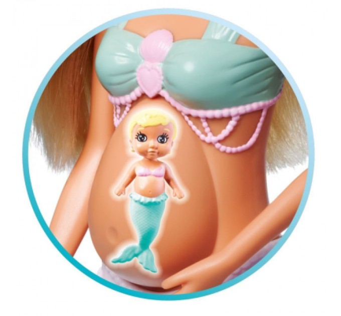 Simba Лялька Simba набір Штеффі-вагітна та Кевін Сім''я русалок з малюком, аксесуари (5733524)