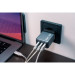Verbatim Зарядний пристрій Verbatim GaN 65 W 3 ports (2xUSB-C-65 W /USB-A -3.0) (32201)
