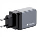 Verbatim Зарядний пристрій Verbatim GaN 65 W 3 ports (2xUSB-C-65 W /USB-A -3.0) (32201)