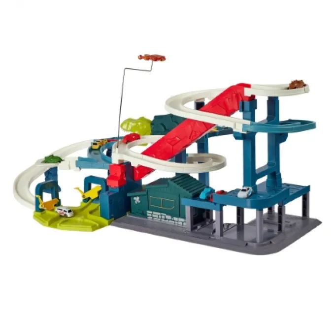 ZIPP Toys Ігровий набір ZIPP Toys Dino автотрек-міська розв'язка електричний, 8 машинок (6603A)