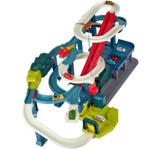 ZIPP Toys Ігровий набір ZIPP Toys Dino автотрек-міська розв'язка електричний, 8 машинок (6603A)