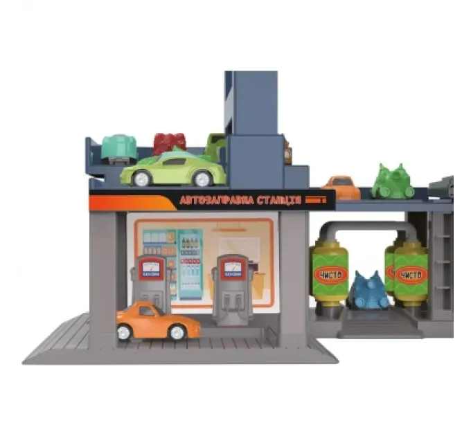 ZIPP Toys Ігровий набір ZIPP Toys Dino автотрек-міська розв'язка електричний, 8 машинок (6603A)