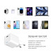 ColorWay Мережевий зарядний пристрій ColorWay GaN Mini 20W PD Port PPS USB-C White (CW-CHS059PD-WT) + кабель Lightning