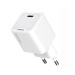 ColorWay Мережевий зарядний пристрій ColorWay GaN Mini 20W PD Port PPS USB-C White (CW-CHS059PD-WT)