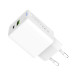 ColorWay Мережевий зарядний пристрій ColorWay GaN Mini 45W PD Port PPS USB (Type-C PD + USB QC4.0) White (CW-CHS060PD-WT)