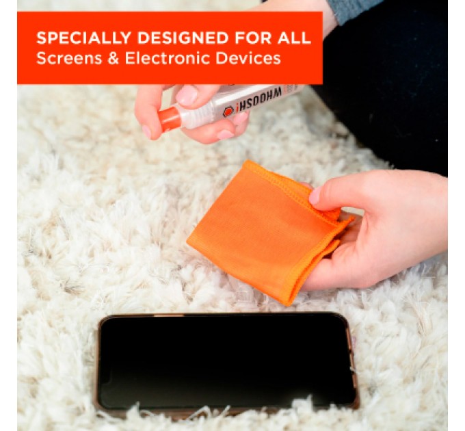 Whoosh! Спрей для очищення Whoosh! Screen Shine GO 30ml, microfiber 14x14cm (1FG30ENFR)