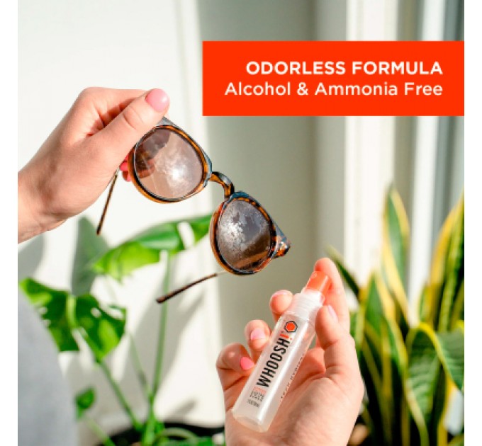 Whoosh! Спрей для очищення Whoosh! Screen Shine GO 30ml, microfiber 14x14cm (1FG30ENFR)