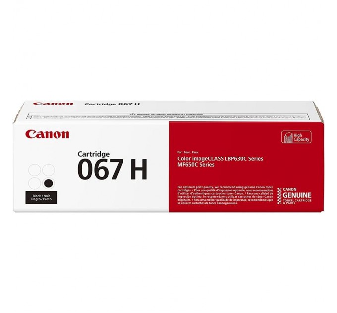Canon Картридж Canon 067H MF651Cw/MF655Cdw/MF657Cdw/LBP631Cw/LBP633Cdw Black (5106C002)