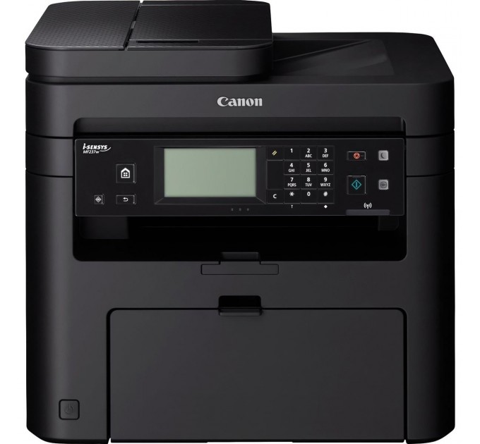 Canon Багатофункційний пристрій А4 ч/б Canon i-SENSYS MF237w з Wi-Fi (1418C170AA) + 2 картриджа Canon 737