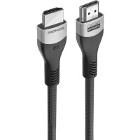 Кабель мультимедійний HDMI to HDMI 5.0m v2.1 grey Promate (primelink8k-500.grey)