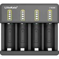 Зарядний пристрій для акумуляторів Liitokala 4 Slots, Li-ion, 16340, CR123A (Lii-L16340)