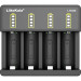 Liitokala Зарядний пристрій для акумуляторів Liitokala 4 Slots, Li-ion, 16340, CR123A (Lii-L16340)