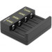 Liitokala Зарядний пристрій для акумуляторів Liitokala 4 Slots, Li-ion, 16340, CR123A (Lii-L16340)