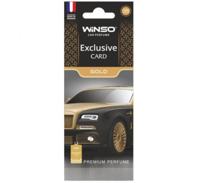 WINSO Ароматизатор для автомобіля WINSO Card Exclusive Gold (533130)