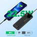 Choetech Батарея універсальна Choetech 10000mAh 22.5W, PD, QC/3.0, USB-A, USB-C, Black (B728-CCBK)