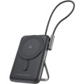 Choetech Батарея універсальна Choetech Magnetic Wireless 10000mAh 20W, PD, Qi-15W, USB-C In/Out, build-in cabel, Black (B735-CCBK)