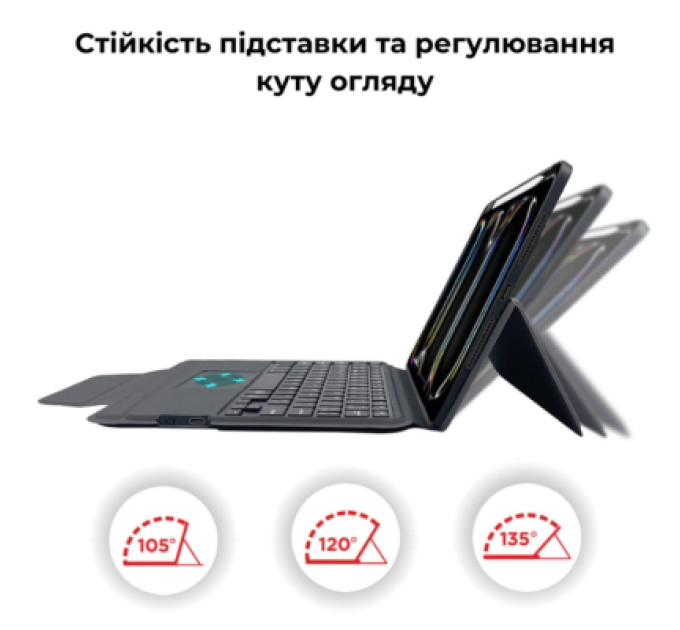 AirOn Чохол до планшета AirOn Premium iPad Pro 13 2024 + keyboard (4822352781231)