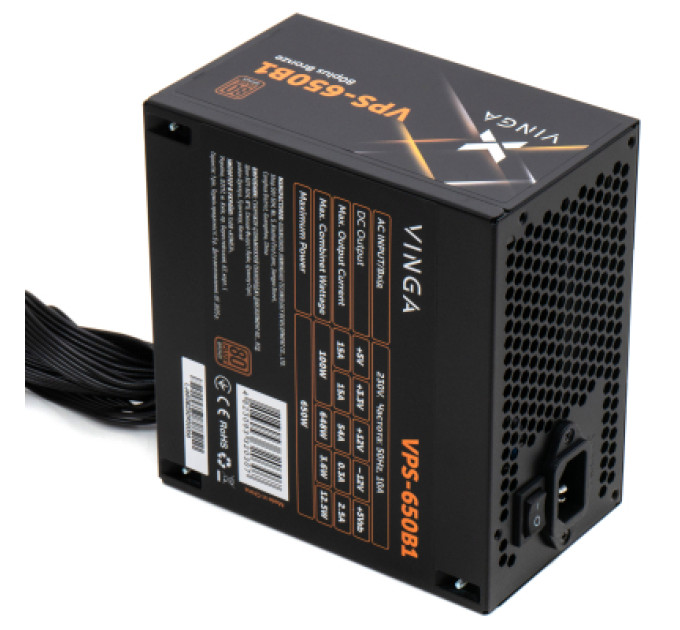 Vinga Блок живлення Vinga 650W (VPS-650B1)