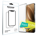 BeCover Скло захисне BeCover Poco F7 Pro Black (713416)