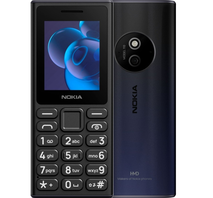 Nokia Мобільний телефон Nokia 110 2024 DS Black