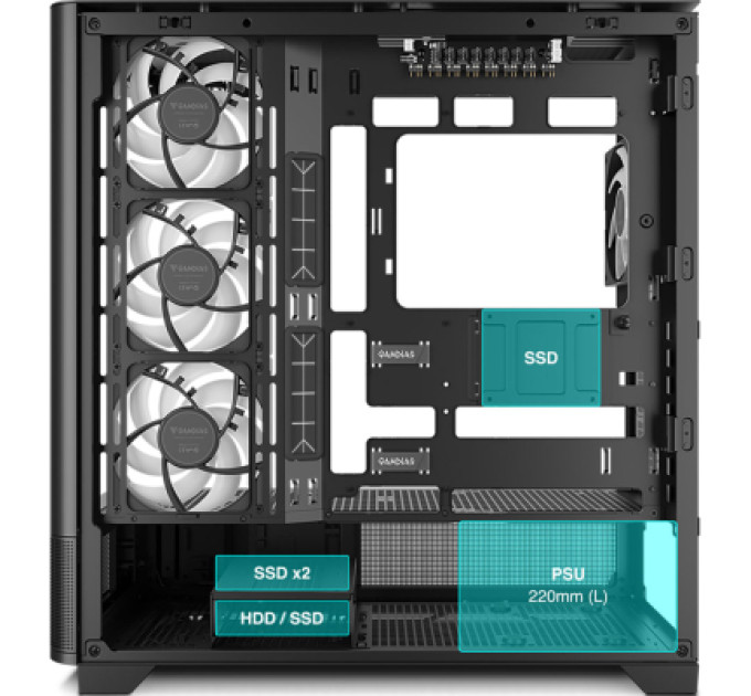Gamdias Корпус Gamdias ATLAS P2 CG (4711514501025)