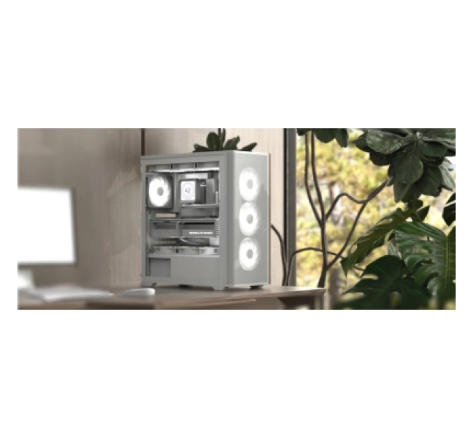 AeroCool Корпус AeroCool D501A-G-WT-v2 White (ACCM-DS01043.21)