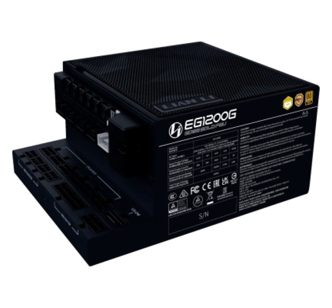 Lian Li Блок живлення Lian Li 1200W EDGE GOLD Black (G9P.EG1200G.BH00.EU)