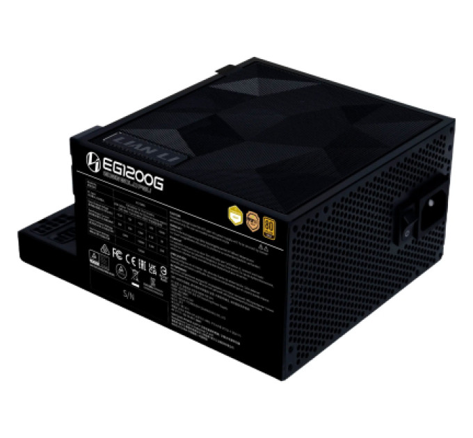 Lian Li Блок живлення Lian Li 1200W EDGE GOLD Black (G9P.EG1200G.BH00.EU)