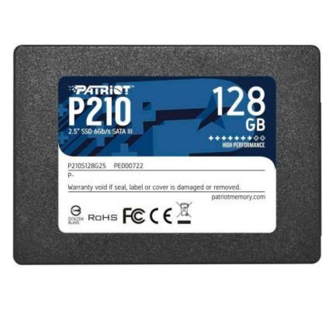 Накопичувач SSD 2.5" 128GB Patriot (P210S128G25)